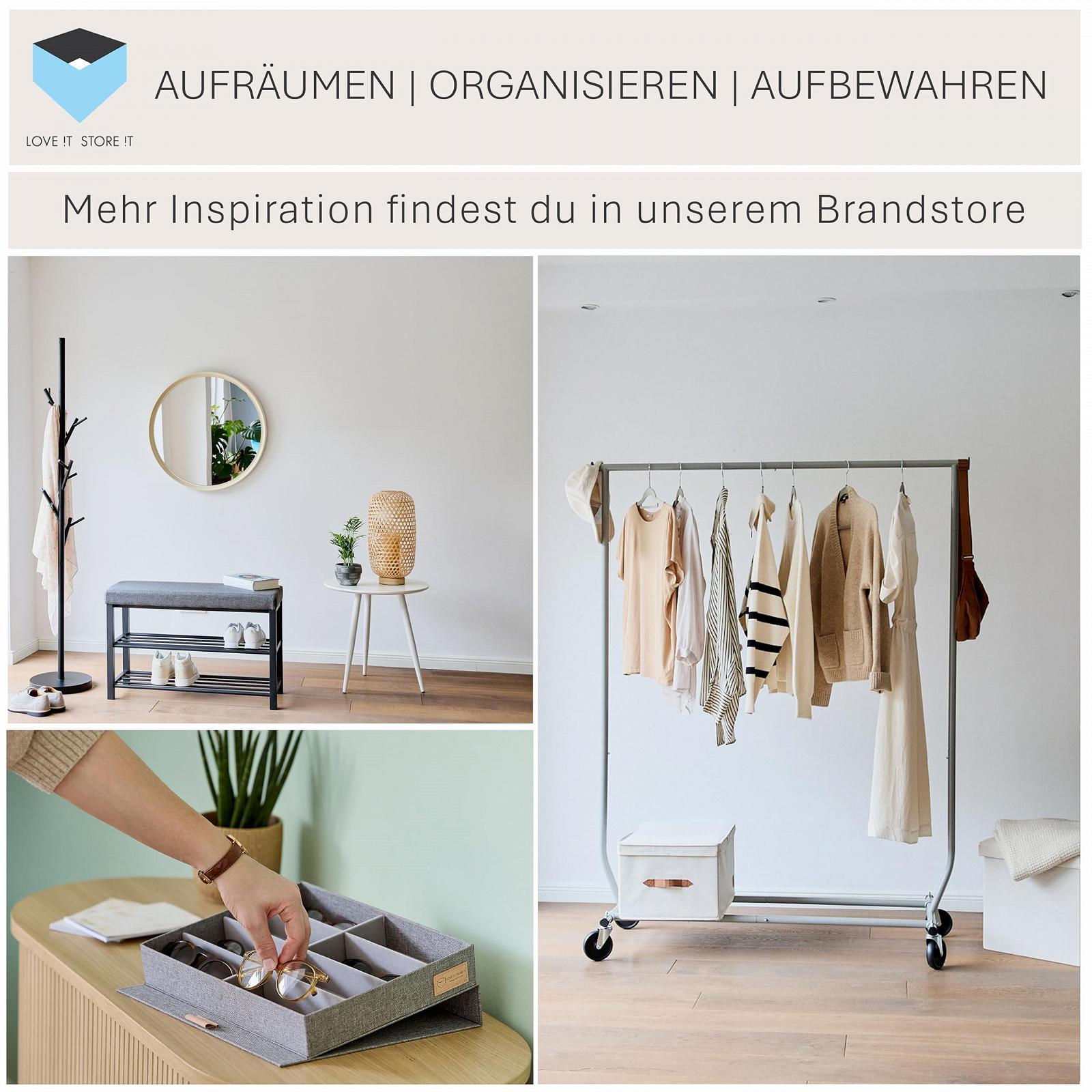 Органайзер для шухляди LOVE IT STORE IT Premium, 2 штуки, лляний, укріплений картоном, набір з двох маленьких коробок, фото №7
