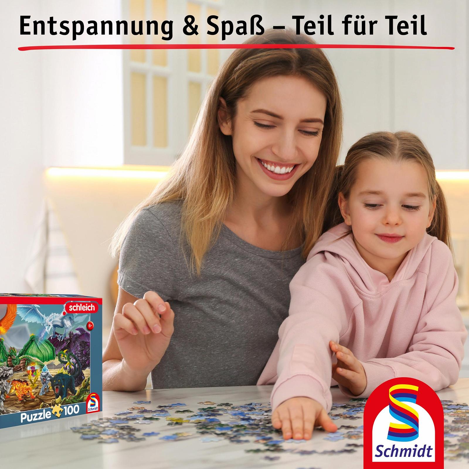 Пазл Schmidt Spiele Eldrador Battle for the Super Crystal 100 деталей с фигуркой Schleich, фото №6