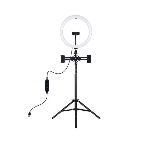 Набор блогера Puluz Ring USB LED lamp PKT3062B 11.8" tripod 1.65 м, фото №1