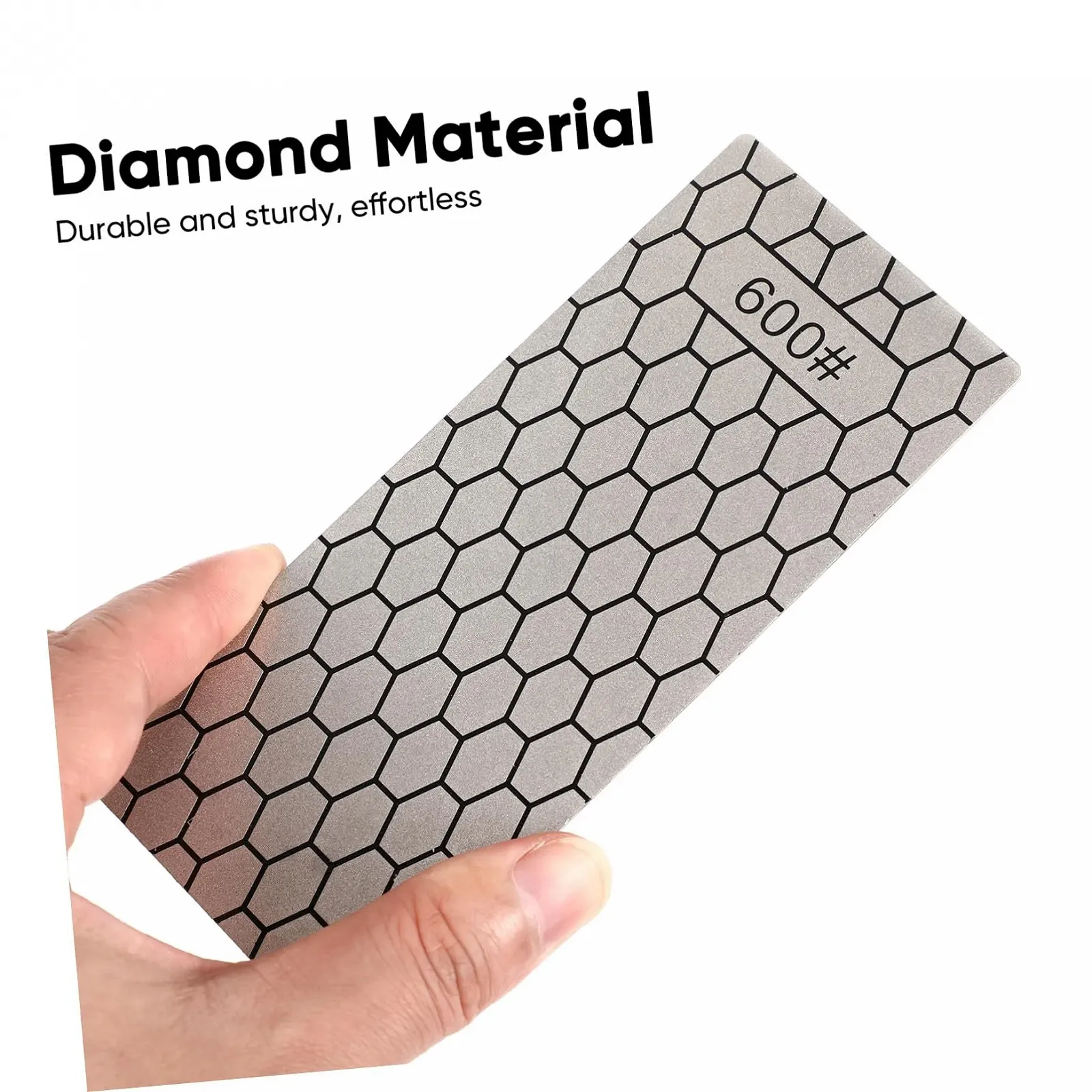 Набор из 3 алмазных точильных камней Diamond Whetstone для кухонных ножей и ножниц практичный долговечный универсальный, фото №9