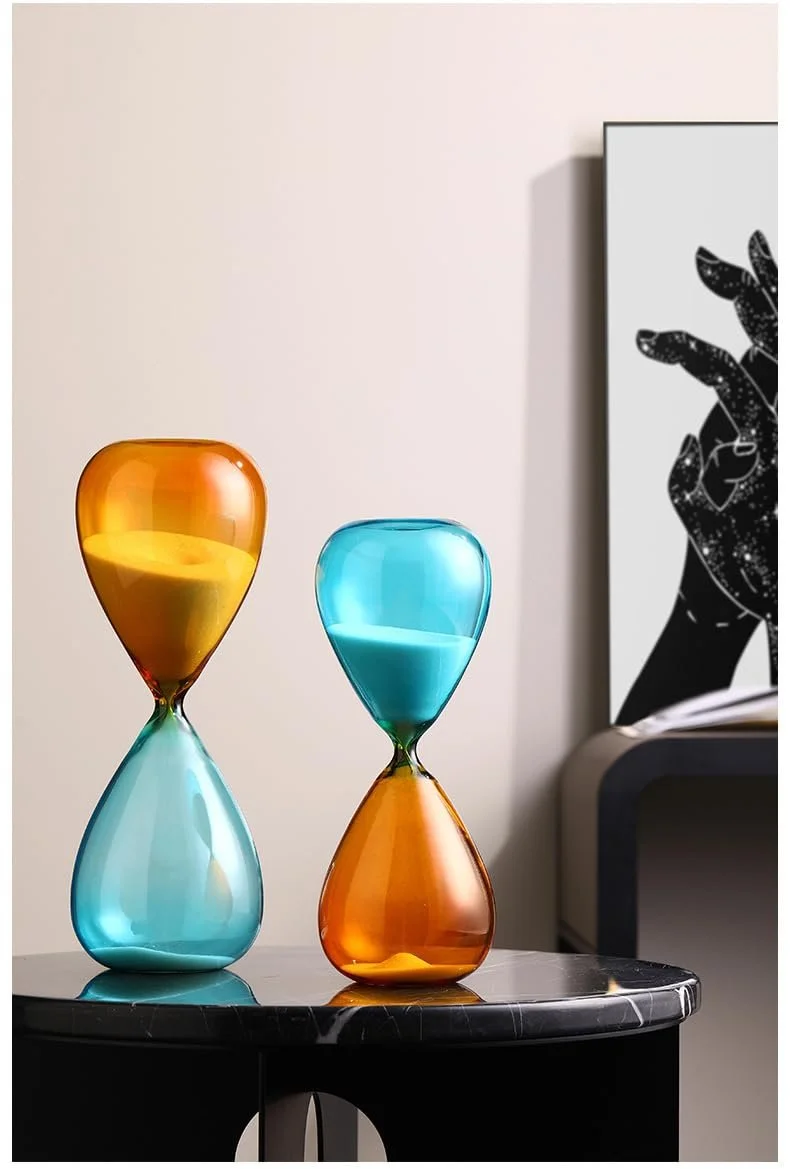 Пісочний годинник декоративний 10 хвилин Yellow/Blue, фото №3