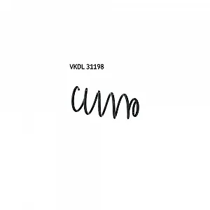 Пружина подвески SKF VKDL 31198 для VW, передняя ось, для автомобилей с кондиционером - Фото 1