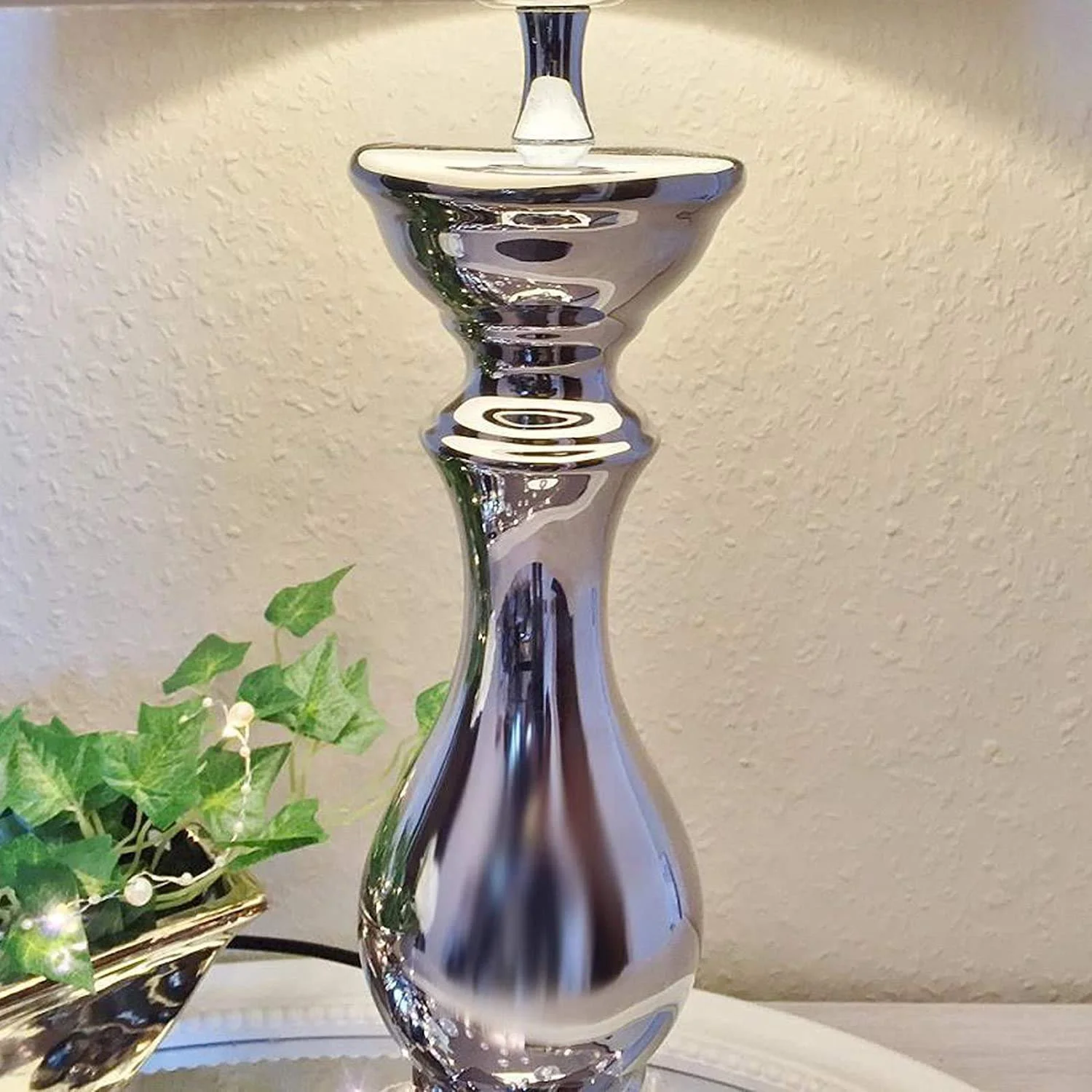 Настільна лампа DRULINE Lovely Керамічна Приліжкова 46 см Білий, фото №2