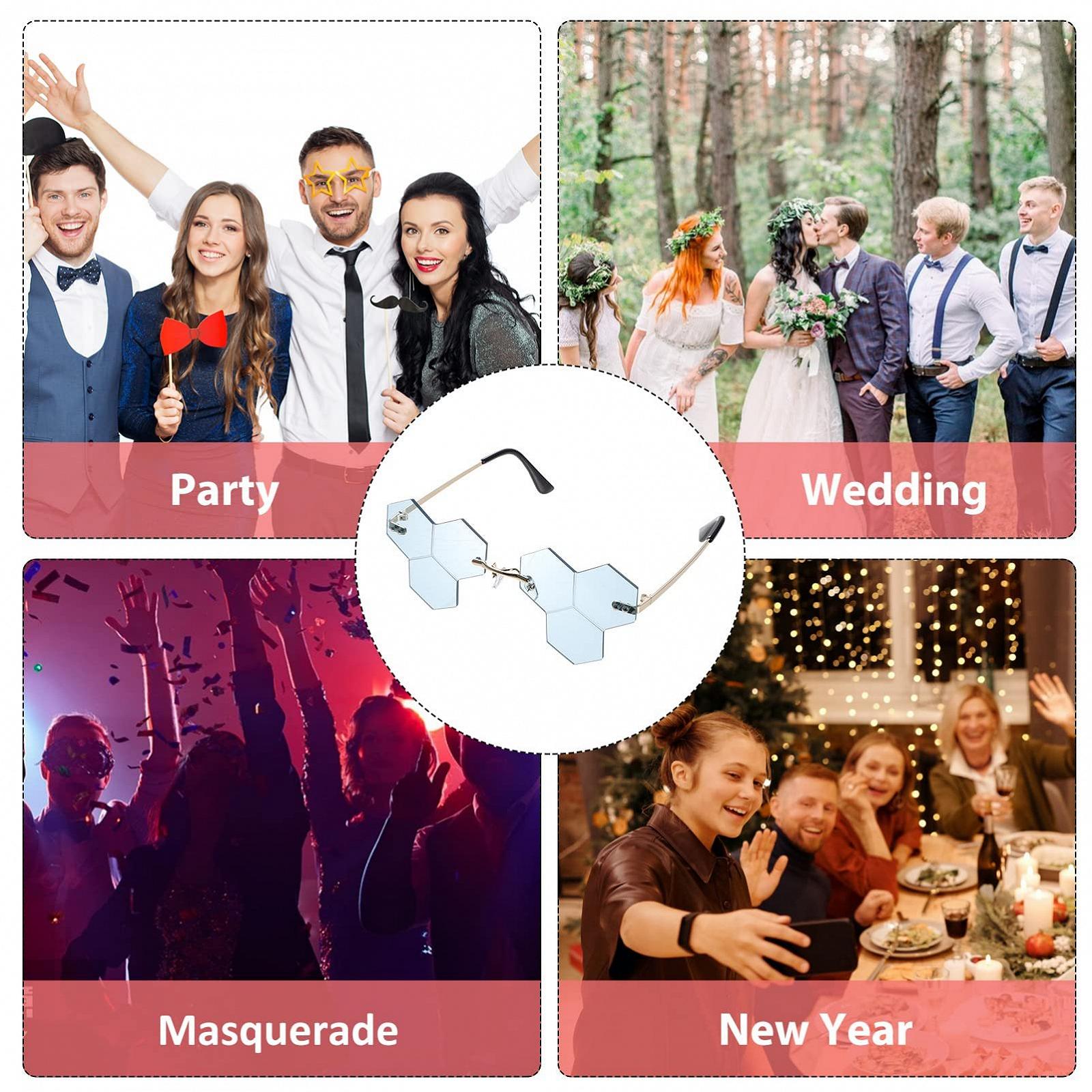 Сонцезахисні окуляри Без оправи PACKOVE 2 пари Великі, фото №9