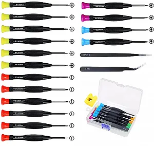 Набор отверток Kit Mini Магнитный Phillips/Slotted/Torx Star 19 шт. - Фото 1