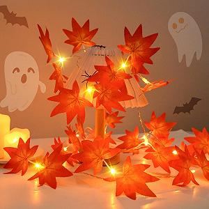 Гирлянда Dalugo, 3 м, 20 LED, кленовые листья - Фото 1