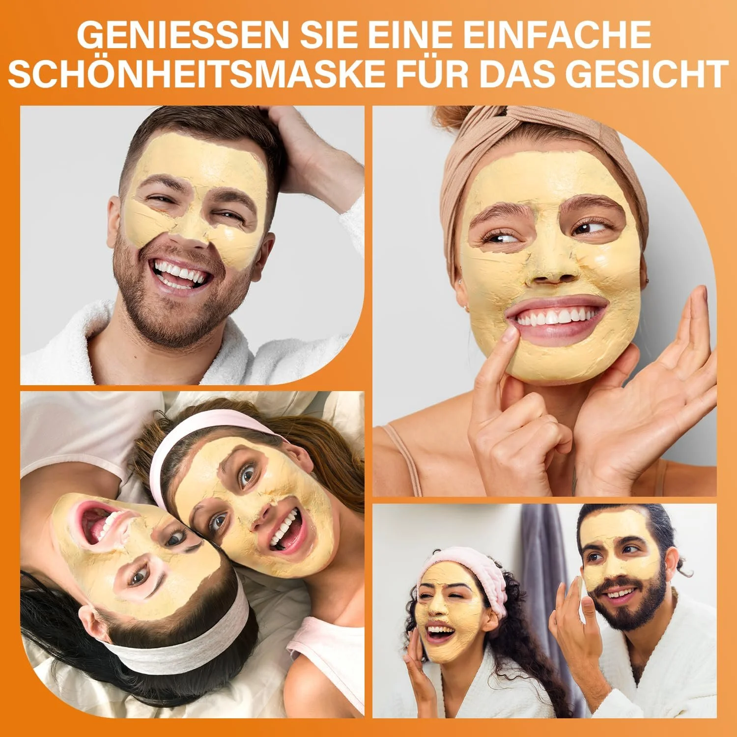 Маска Глина Куркума Вітамін C для обличчя, фото №7