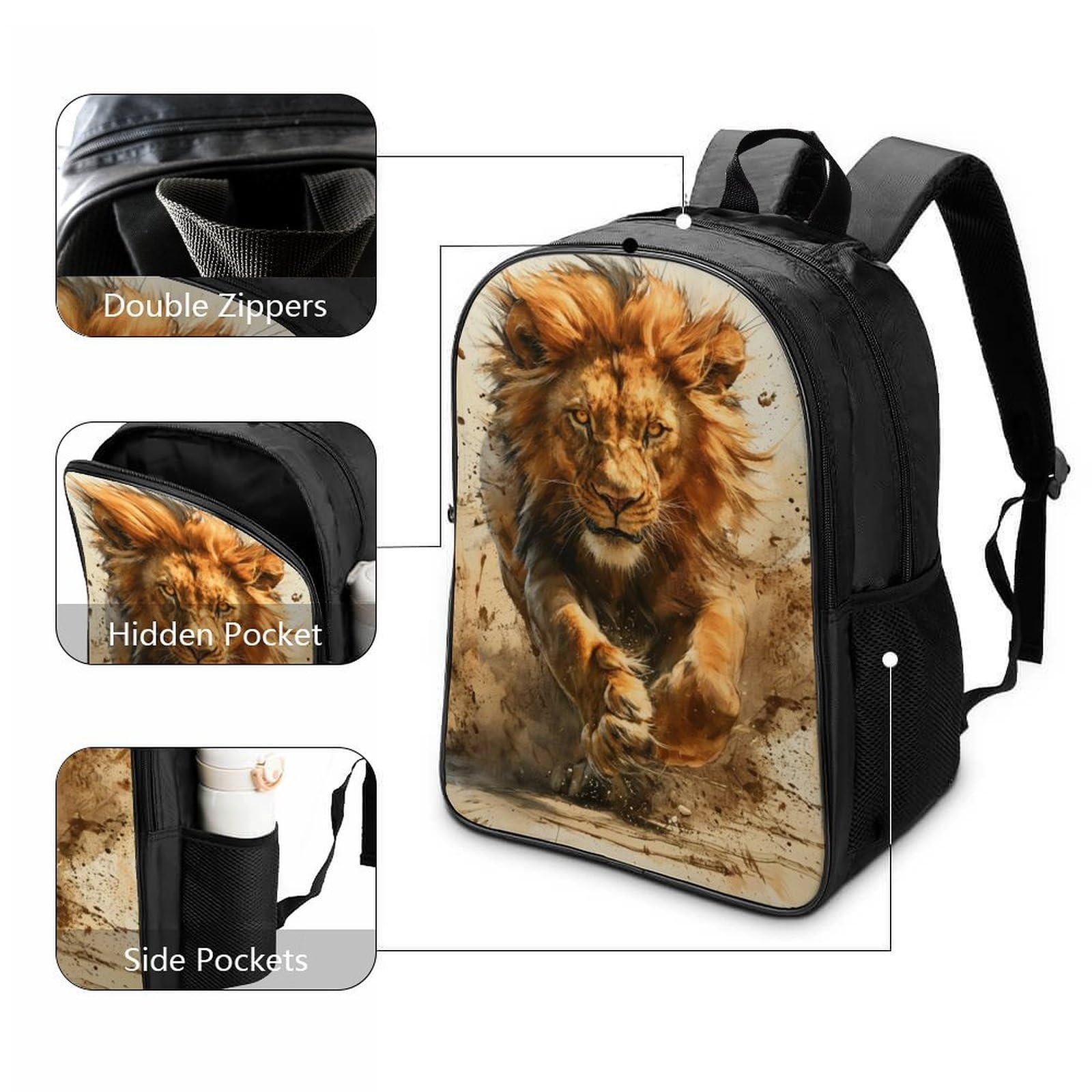 Ранець Lion DPEOANEBN 40x28x16см, фото №3