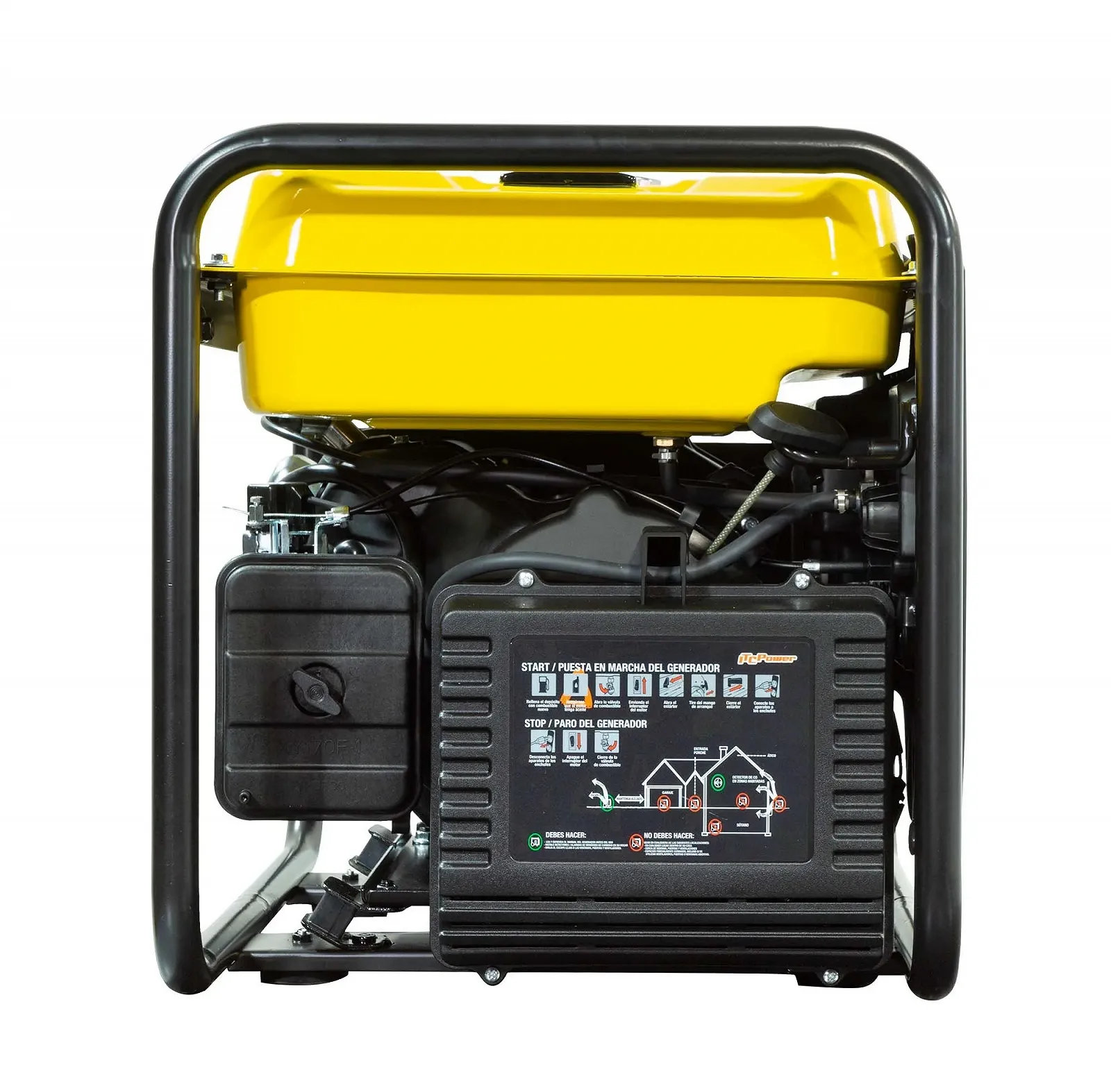 Инверторный бензин (4-х такт) генератор ITC Power GG40Xi 3,9 кВт, фото №6