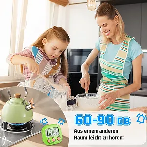 Таймер Egg Timer LCD Digital Набор 3 шт. (Синий, Белый, Зеленый) synthetic.ua - Фото 1