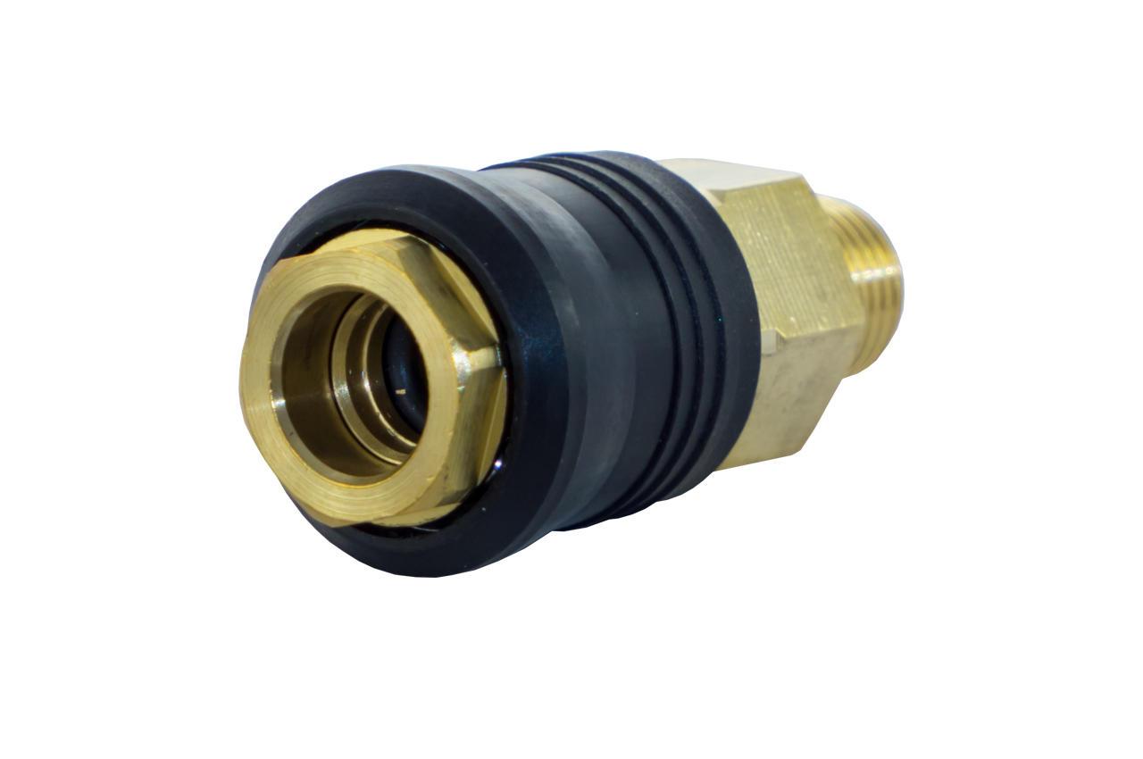 Швидкорозширений з'єднання Intertool з зовнішнім режем 1/4" латун, фото №2