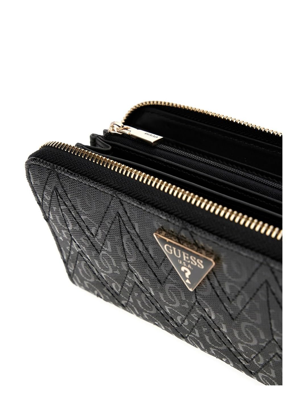 Гаманець GUESS Adelard SLG Zip Around Чорний GG9502146 Чорний, фото №4
