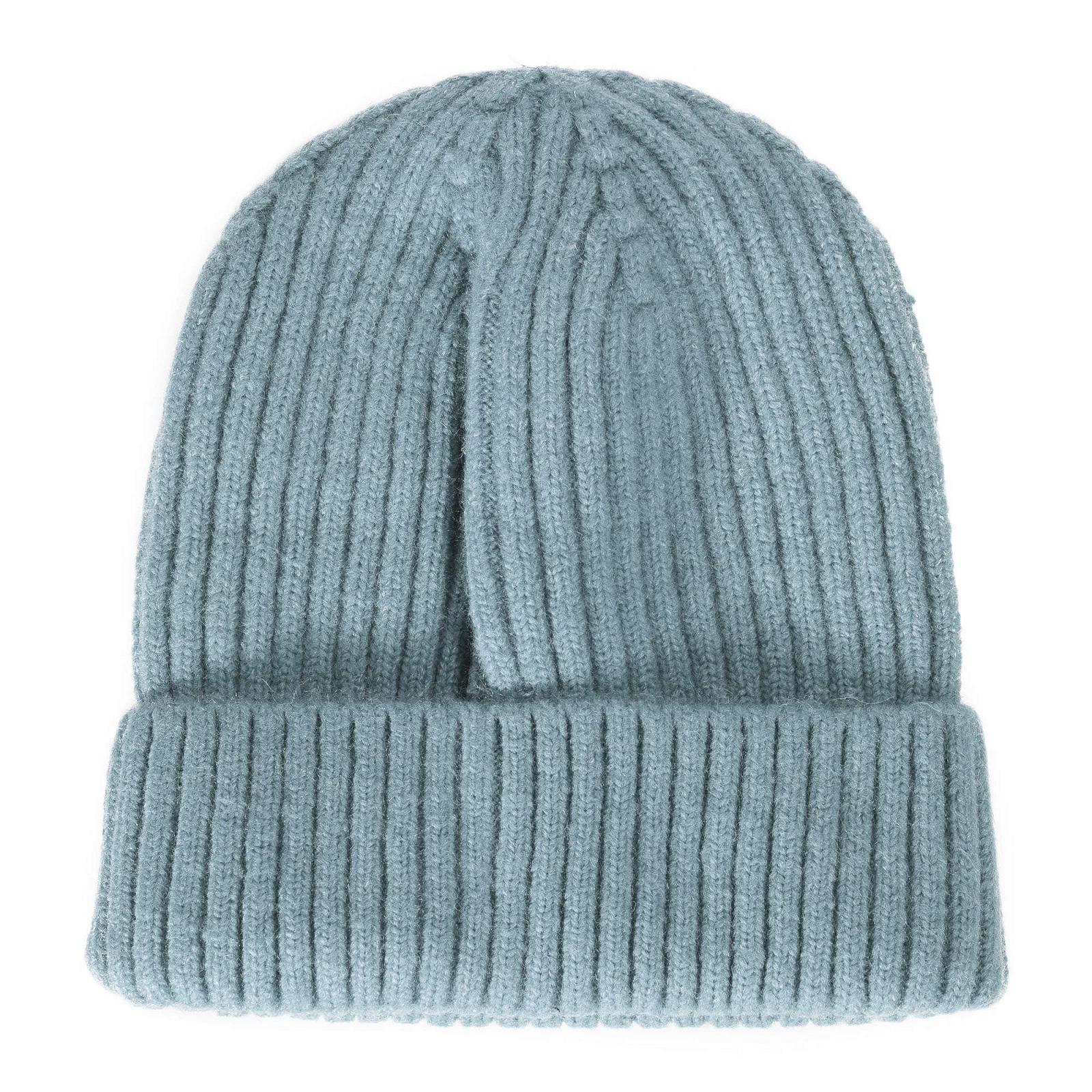 Шапка ZLYC Зимова Жіноча Slouchy Еластична В'язана, фото №4