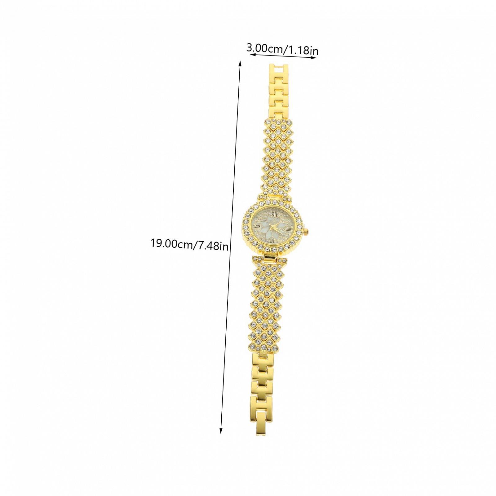 Жіночий годинник OATIPHO з кристалами сріблястий сплав, фото №2