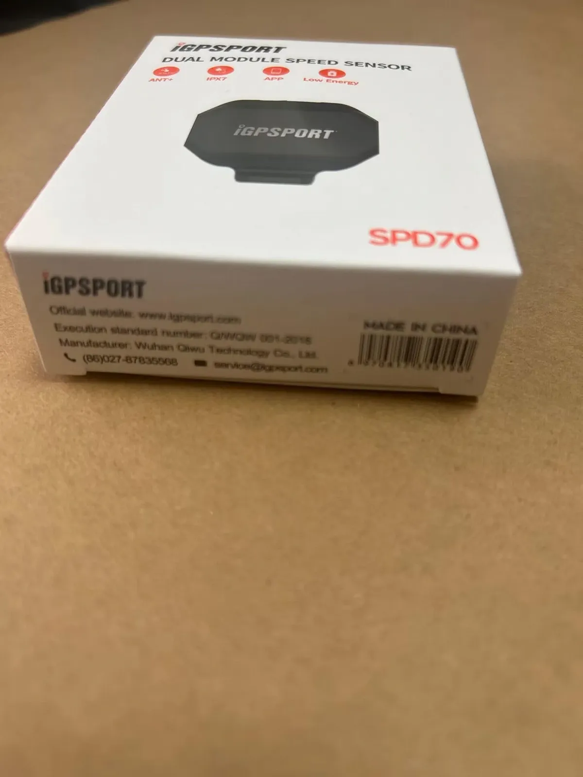 Датчик скорости и каденса iGPSPORT Bluetooth ANT+ Чорный, фото №2
