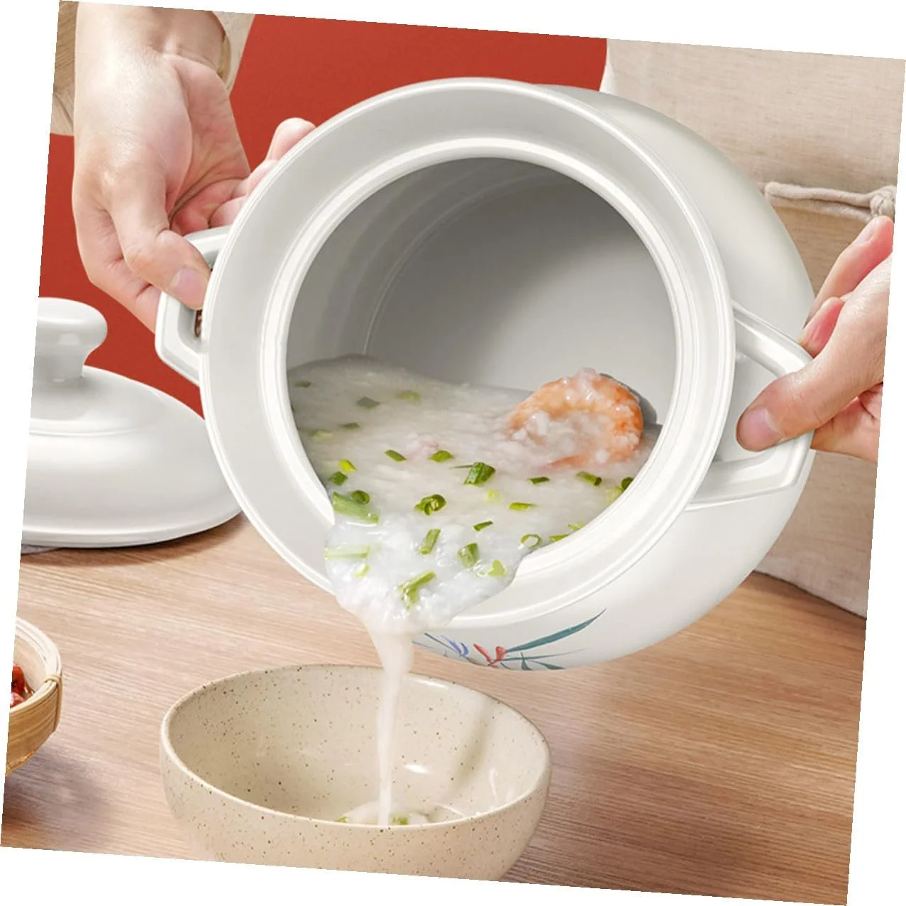 Кастрюля VANZACK Керамическая Термостойкая для индукционных плит и духовки, фото №6 Кастрюля VANZACK Керамическая Термостойкая для индукционных плит и духовки, фото №6