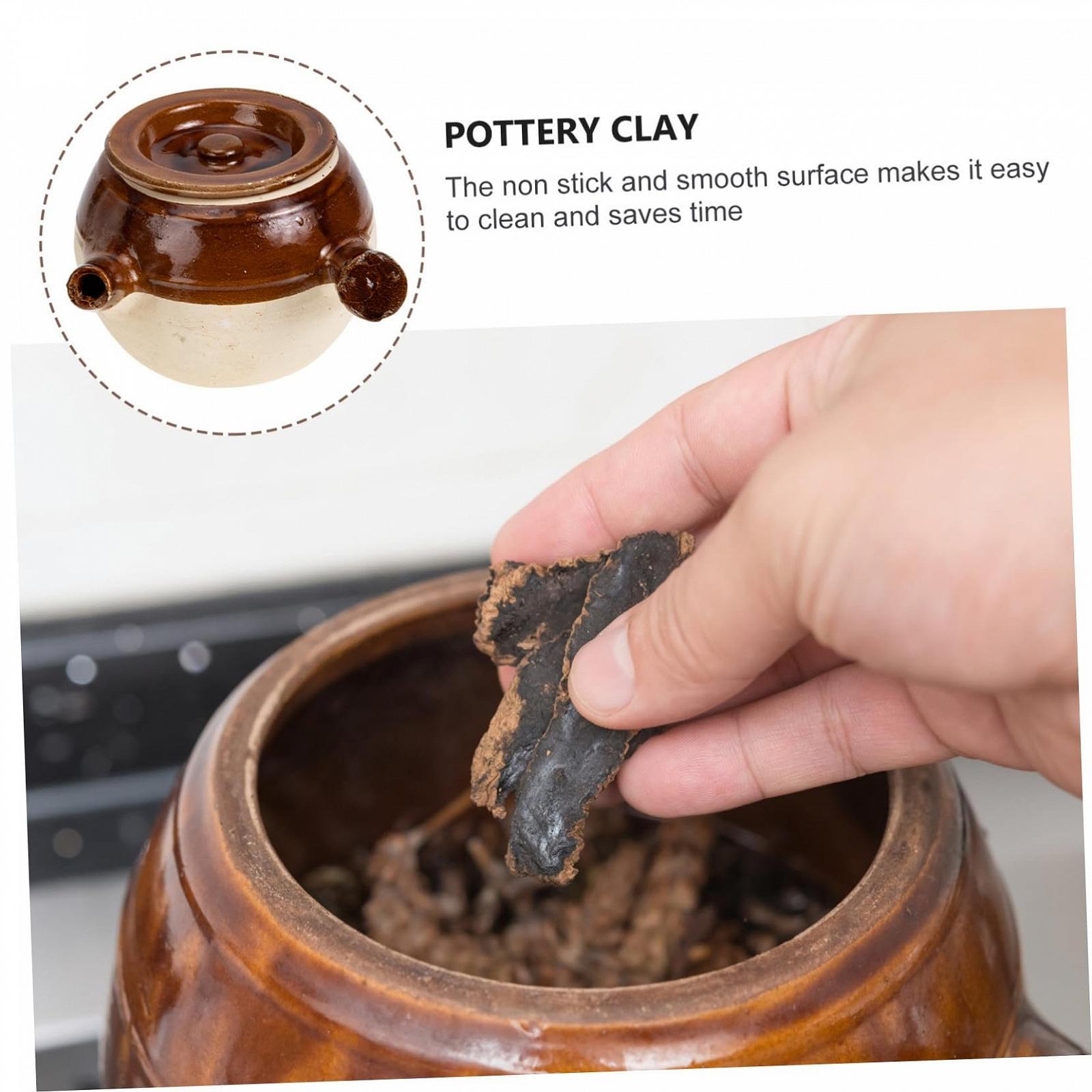 Горщик VALICLUD глиняний з кришкою для газової плити жаростійкий 1600 мл, фото №8