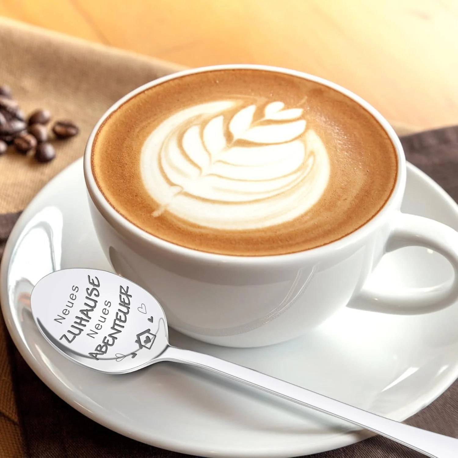 Ложка кавова з гравіюванням Housewarming Gift, набір 2 шт., фото №5