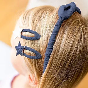 Обруч на голову Papierdrachen Темно-синий synthetic.ua - Фото 1