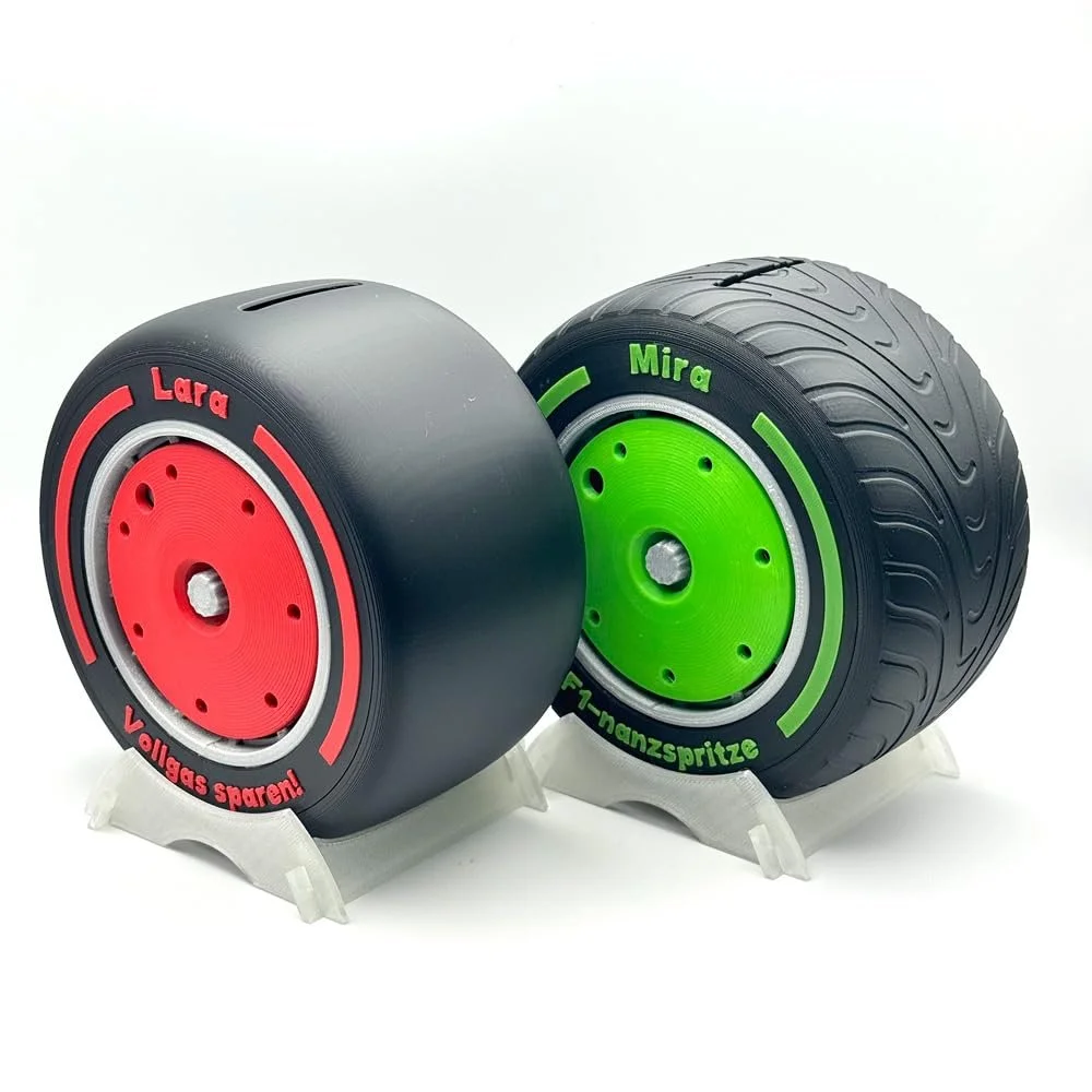 Копилка Formula 1 Slick Tyre Персонализированная, фото №8