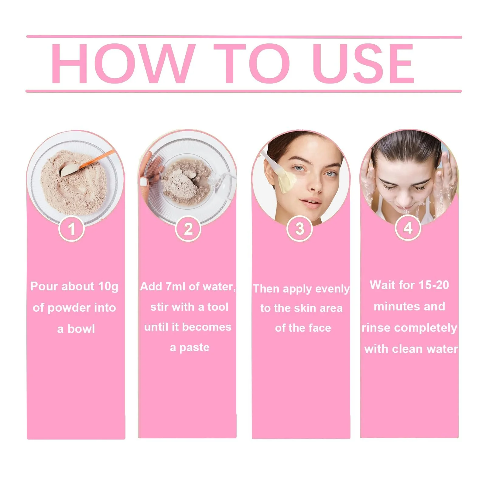 Маска Порошок для догляду за обличчям, фото №3