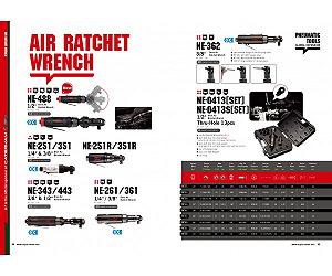 Пневмотрещітка 1/2" 135 Нм 160 об/хв композит