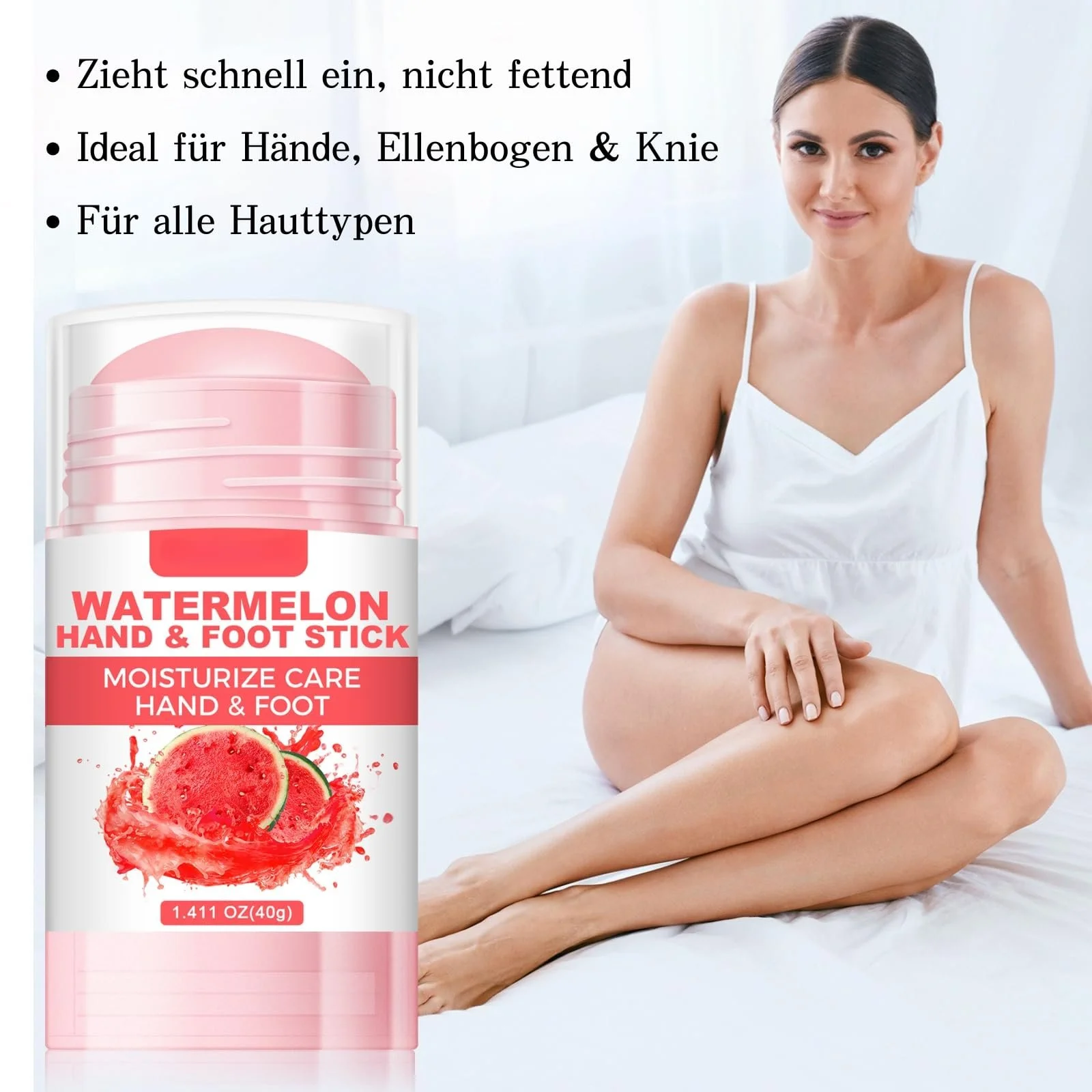 Крем для ног Увлажняющий с экстрактом арбуза, витамином Е и маслом ши, набор из 2 шт., фото №3