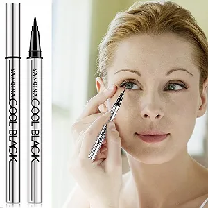 Підводка Рідка Швидковисихаюча з Твердим Кінчиком Водостійка Чорний ціна на synthetic.ua - Фото 1 Підводка Рідка Швидковисихаюча з Твердим Кінчиком Водостійка Чорний synthetic.ua - Фото 1