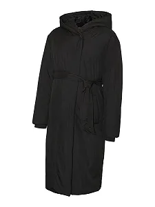 Пальто Vero Moda З капюшоном В рубчик - Фото 1