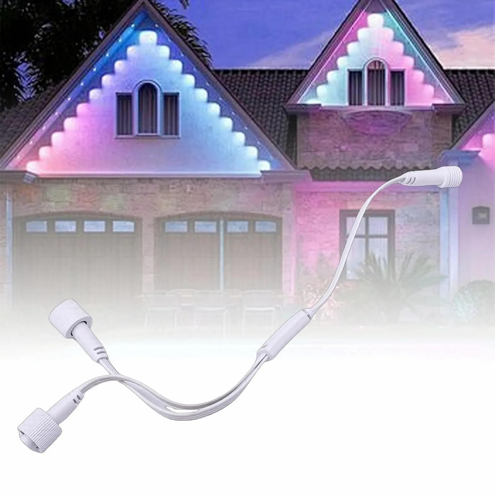 Подовжувач-розгалужувач Vikye Y-Splitter H705A H705B H705C 3-pin 22AWG IP68, фото №5