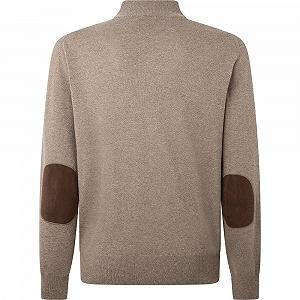 Пуловер Hackett London Merino Cash Mix Hzip synthetic.ua - Фото 1