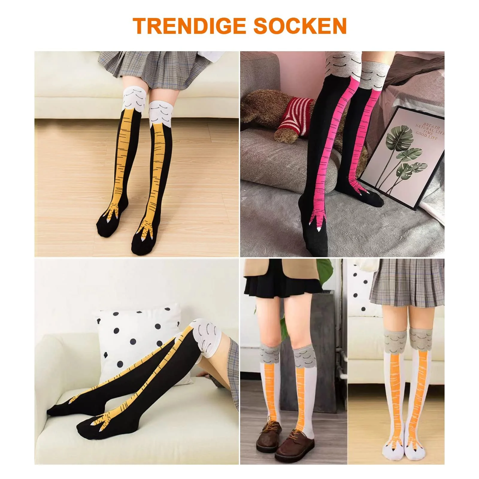 Гольфы Куриные Лапки 3 Пары, фото №2