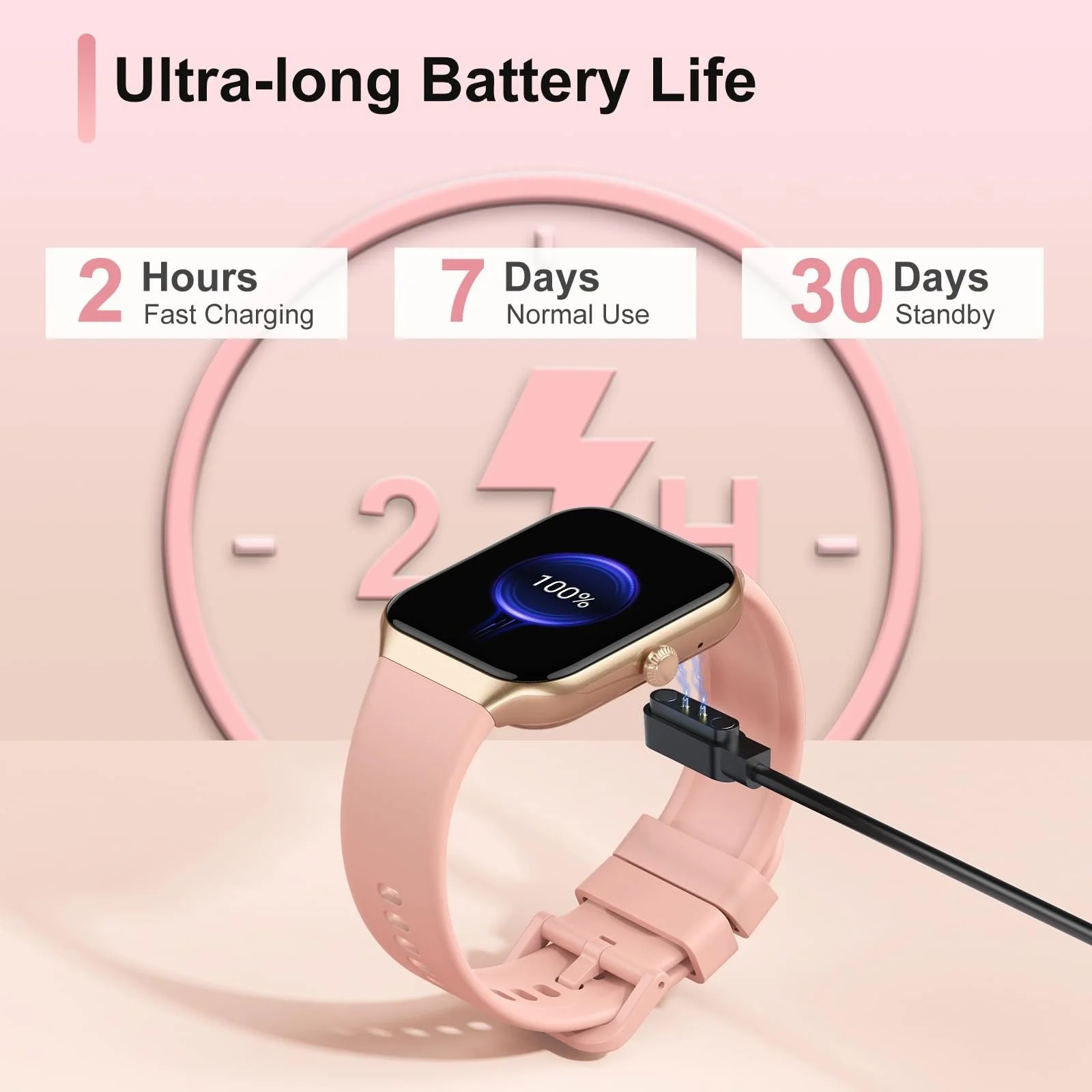 Смартгодинник Жіночий з функцією телефону, 1.96 дюймовий HD сенсорний, монітор серцевого ритму, аналіз сну, фото №6 Смартгодинник Жіночий з функцією телефону, 1.96 дюймовий HD сенсорний, монітор серцевого ритму, аналіз сну, фото №6