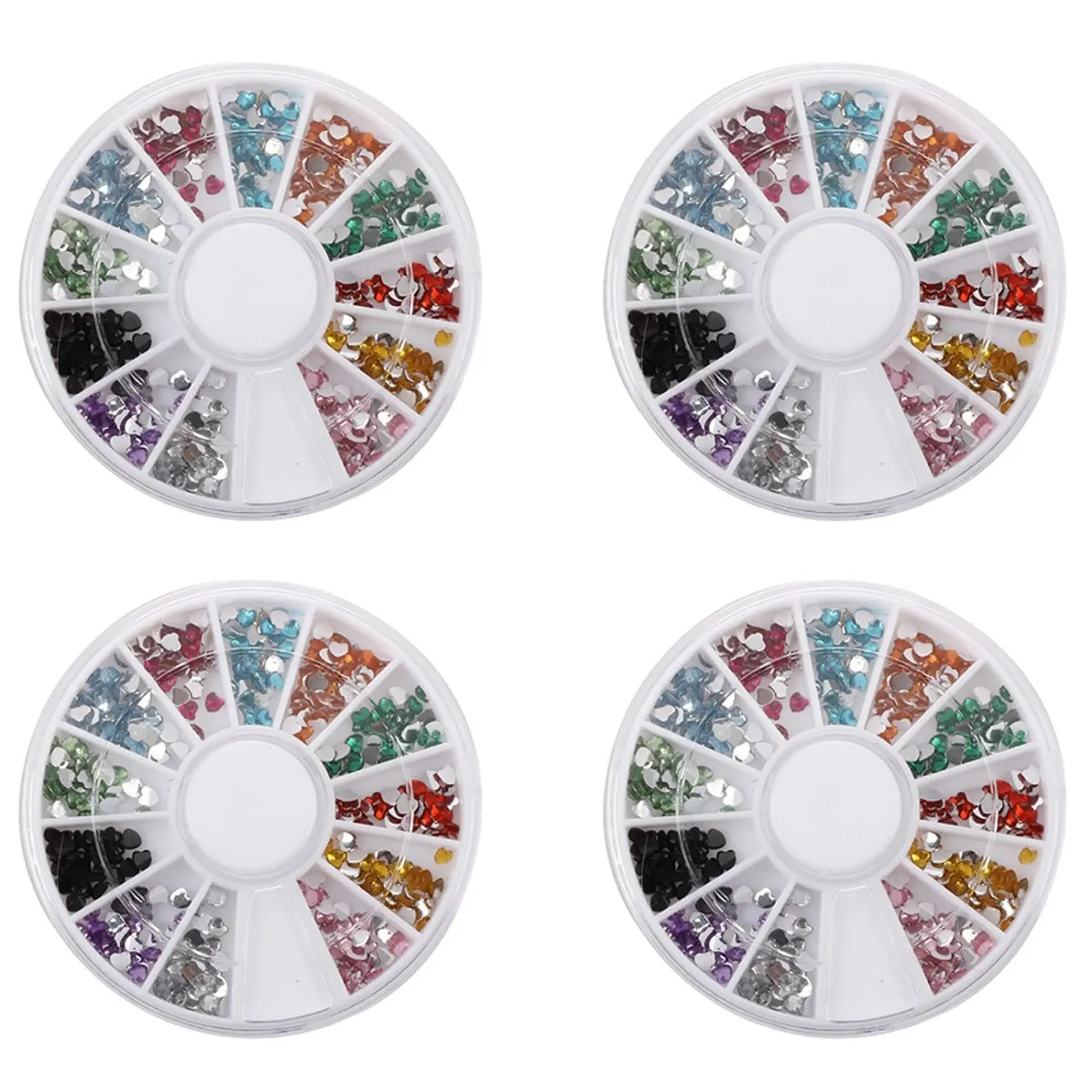 Стразы TsoLay 2 mm 12 цветов, фото №1