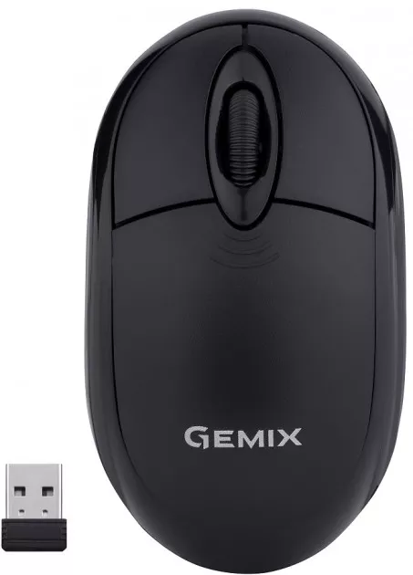 Мишка бездротова Gemix GM185 USB Black, фото №1