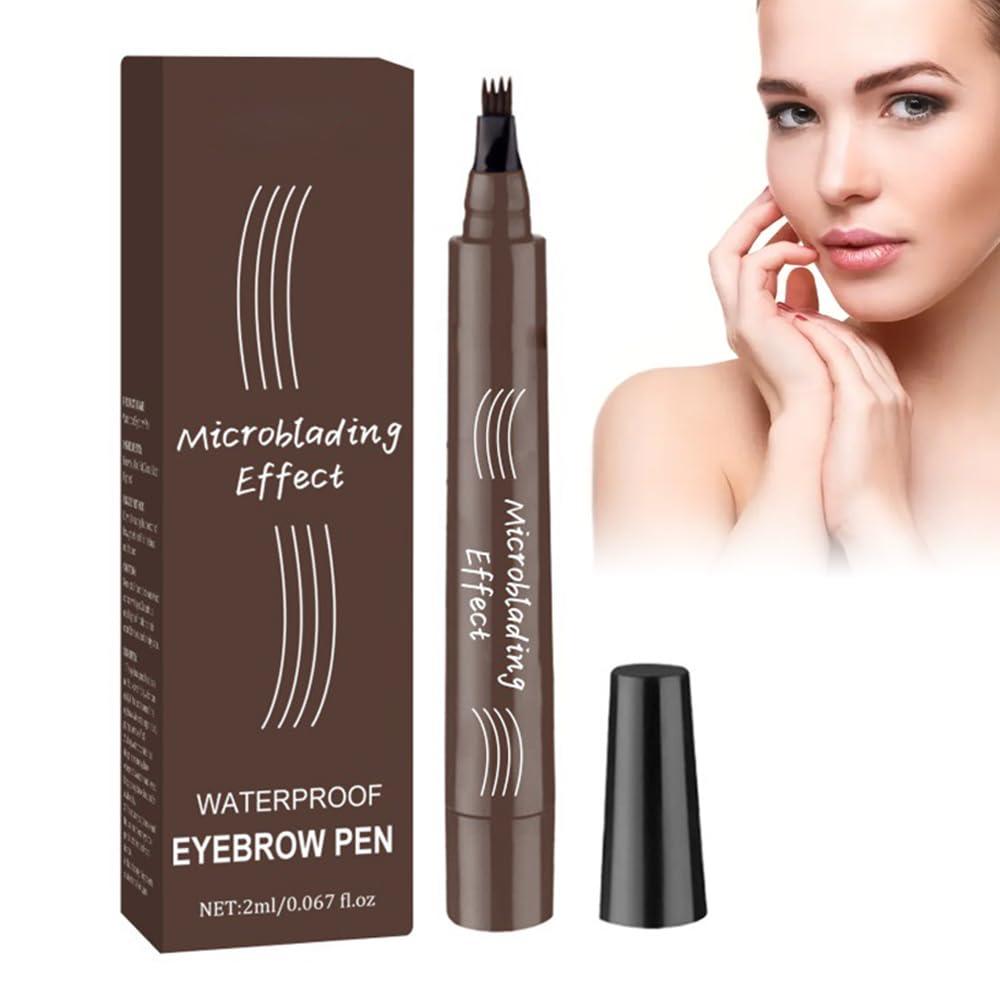 Олівець для Бровей Upgraded 2024 Eyebrow Pencil with 4 Fork Tips Темно-коричневий, фото №1 Олівець для Бровей Upgraded 2024 Eyebrow Pencil with 4 Fork Tips Темно-коричневий, фото №1