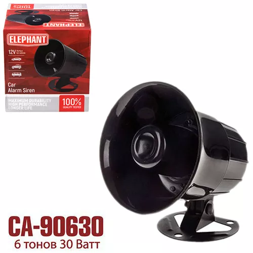 Сирена СА-90630/Elephant/6тон-30W-12V (СА-90630), фото №4