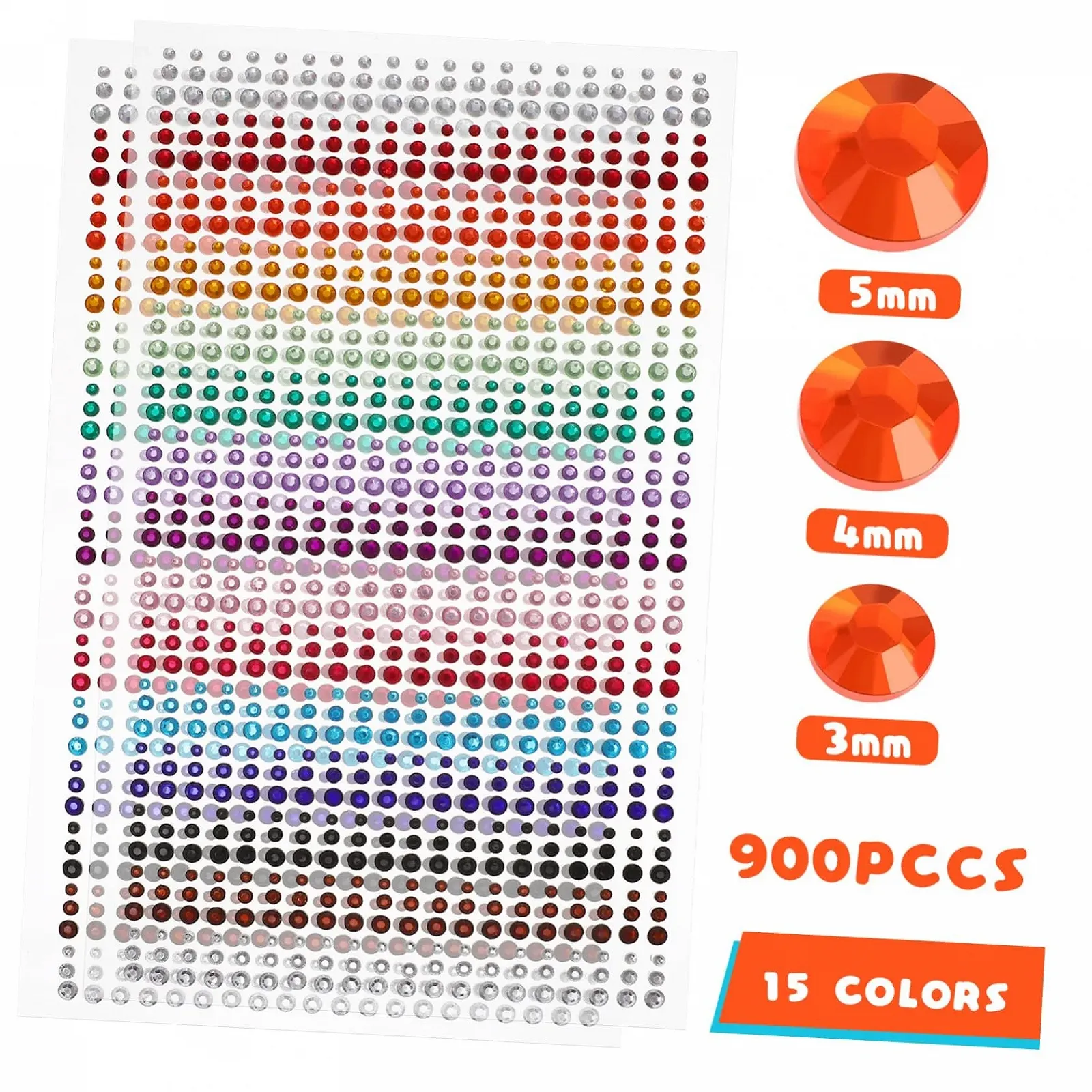 Наклейки Стрази Самоклеючі 3-5мм Прозорий Водяний Діамант Мікс, фото №4 Наклейки Стрази Самоклеючі 3-5мм Прозорий Водяний Діамант Мікс, фото №4