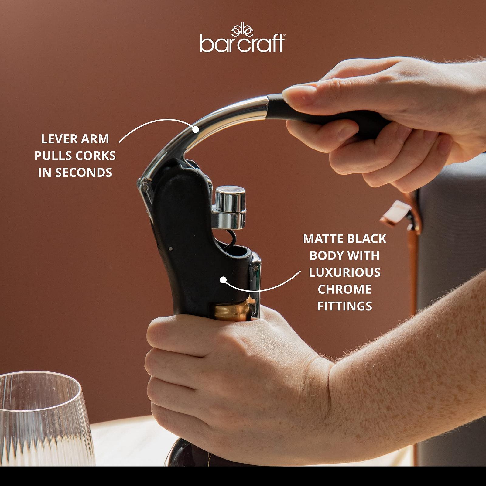 Штопор рычажный Kitchen Craft Bar Craft Power Arc, черный, фото №4 Штопор рычажный Kitchen Craft Bar Craft Power Arc, черный, фото №4