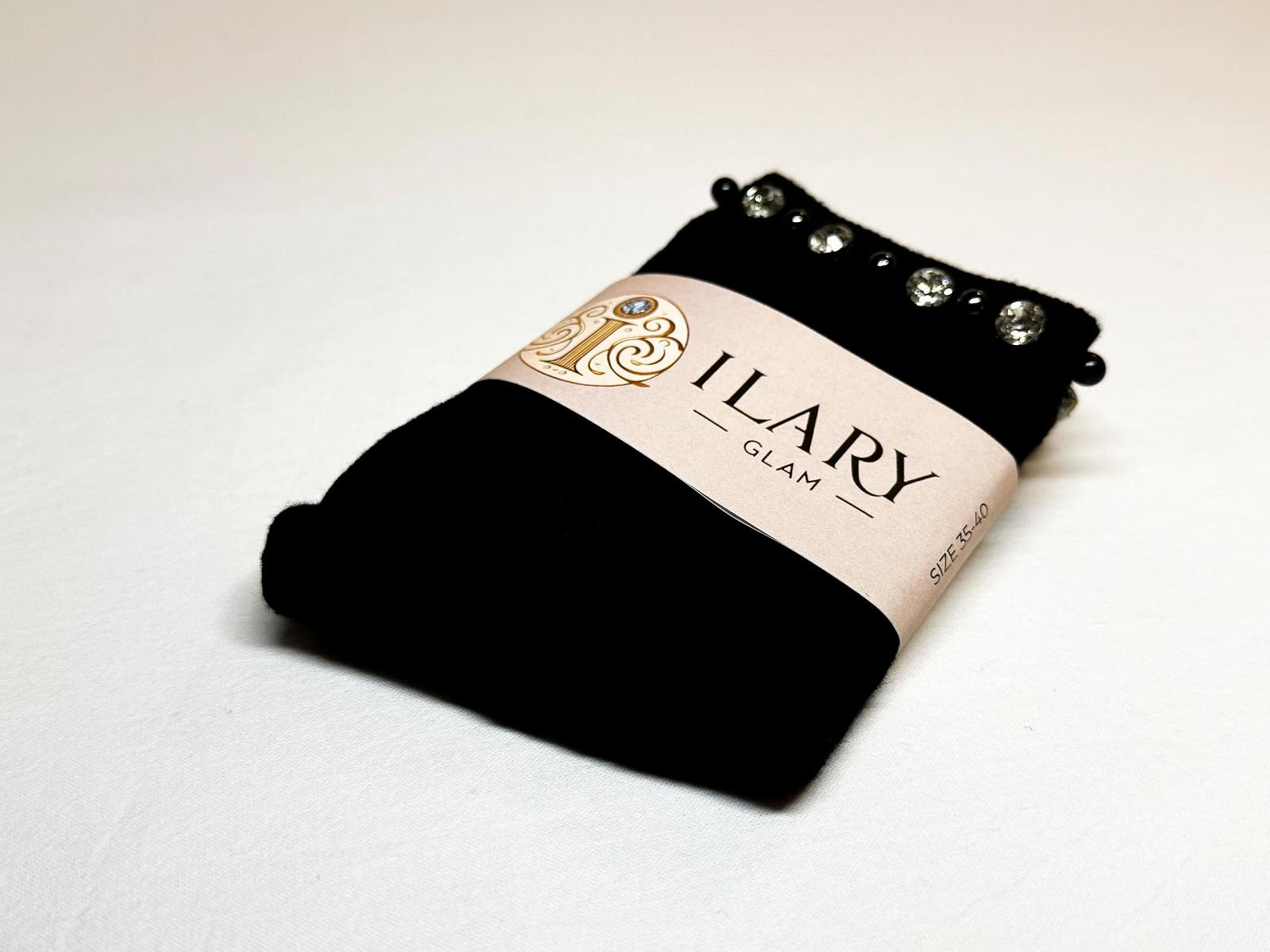 Носки Хлопковые с кристаллами и декоративными бусинами Элегантные и изысканные, фото №6