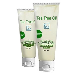 Гель для душа, мыло и шампунь с маслом чайного дерева 2 x 200 мл - Фото 1