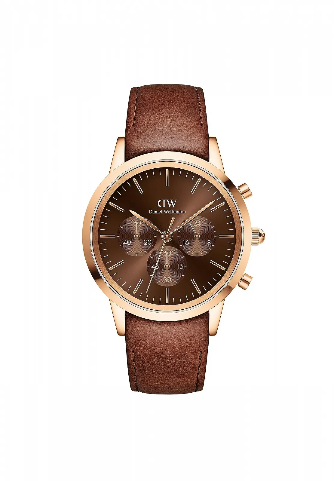 Часы Daniel Wellington Iconic 42 мм Нержавеющая сталь (316L) Розовое золото, Розовое золото, 42 мм, Classic, фото №1