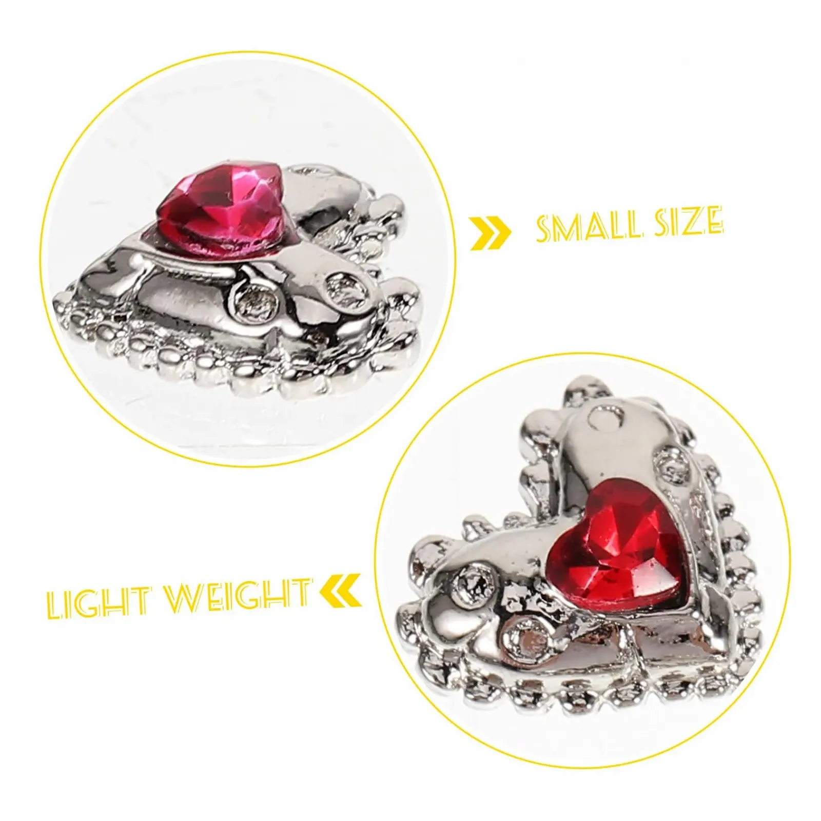 Підвіски для нігтів Healvian, 25 шт, Різдвяні, Стрази, фото №9 Підвіски для нігтів Healvian, 25 шт, Різдвяні, Стрази, фото №9