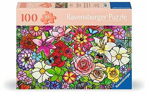 Пазл Ravensburger Feel Well & Puzzle Flower Window 12001364 для літніх людей 100 деталей - Фото 1