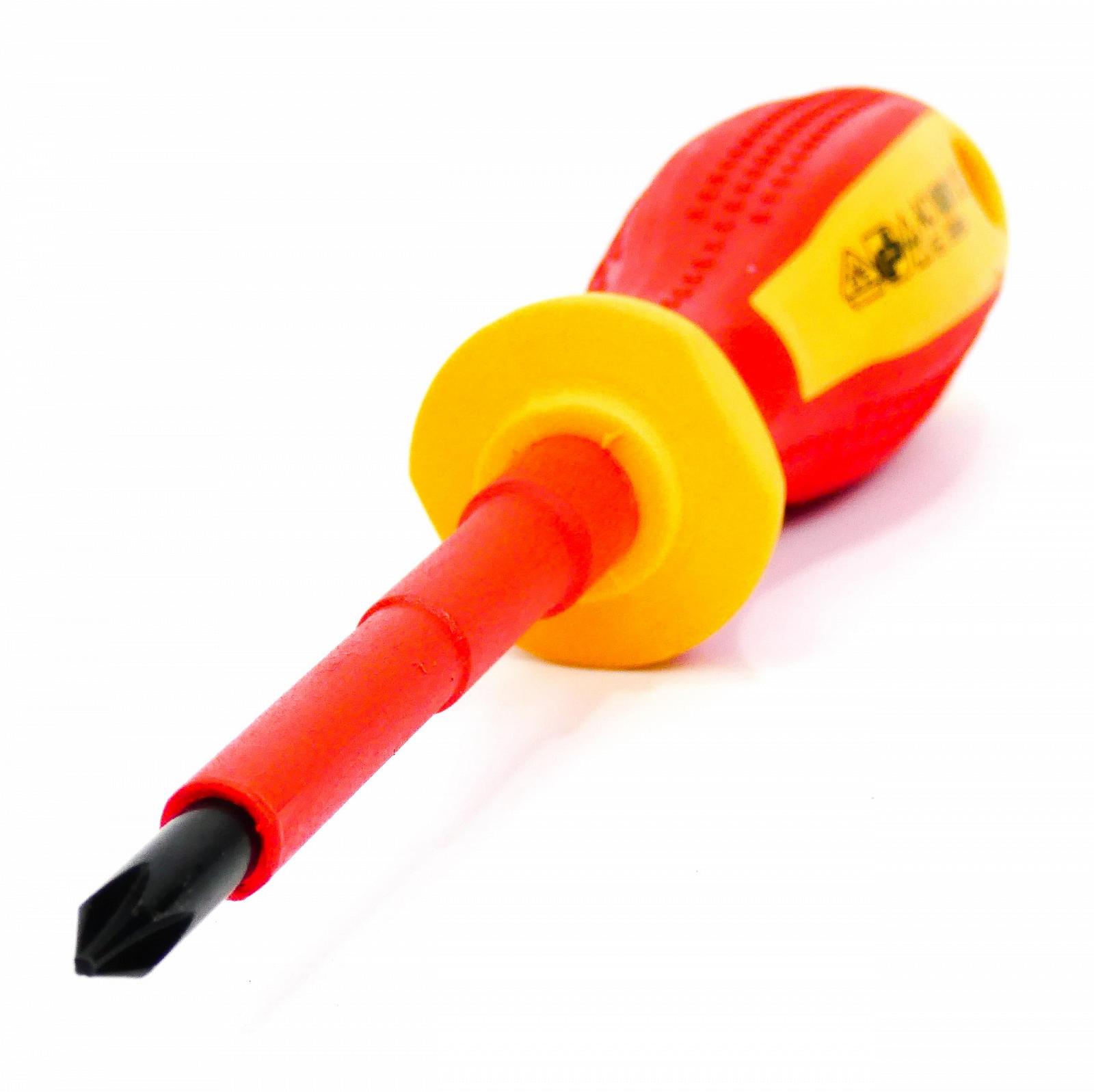 Викрутка Phillips INGDAUM PH 1 x 80 мм ізольована VDE 1000 В, фото №3 Викрутка Phillips INGDAUM PH 1 x 80 мм ізольована VDE 1000 В, фото №3