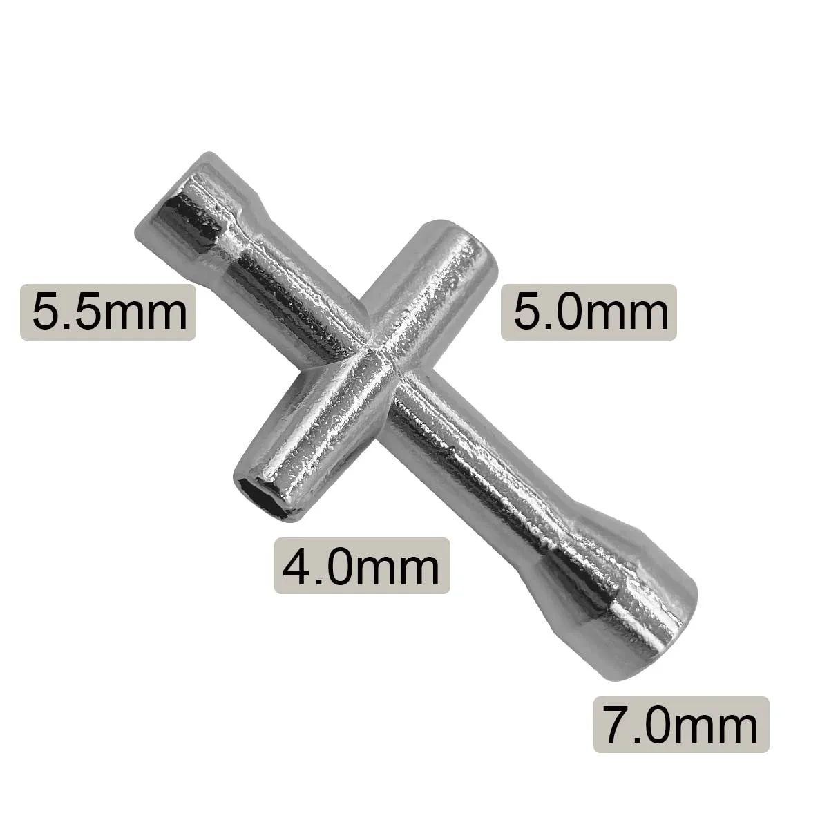 Співвісний викрутковий набір Hex Nut 4.0/5.5/7.0/8.0 мм з хрестовим ключем на 4 Way, гайковим ключем 17 мм, фото №5