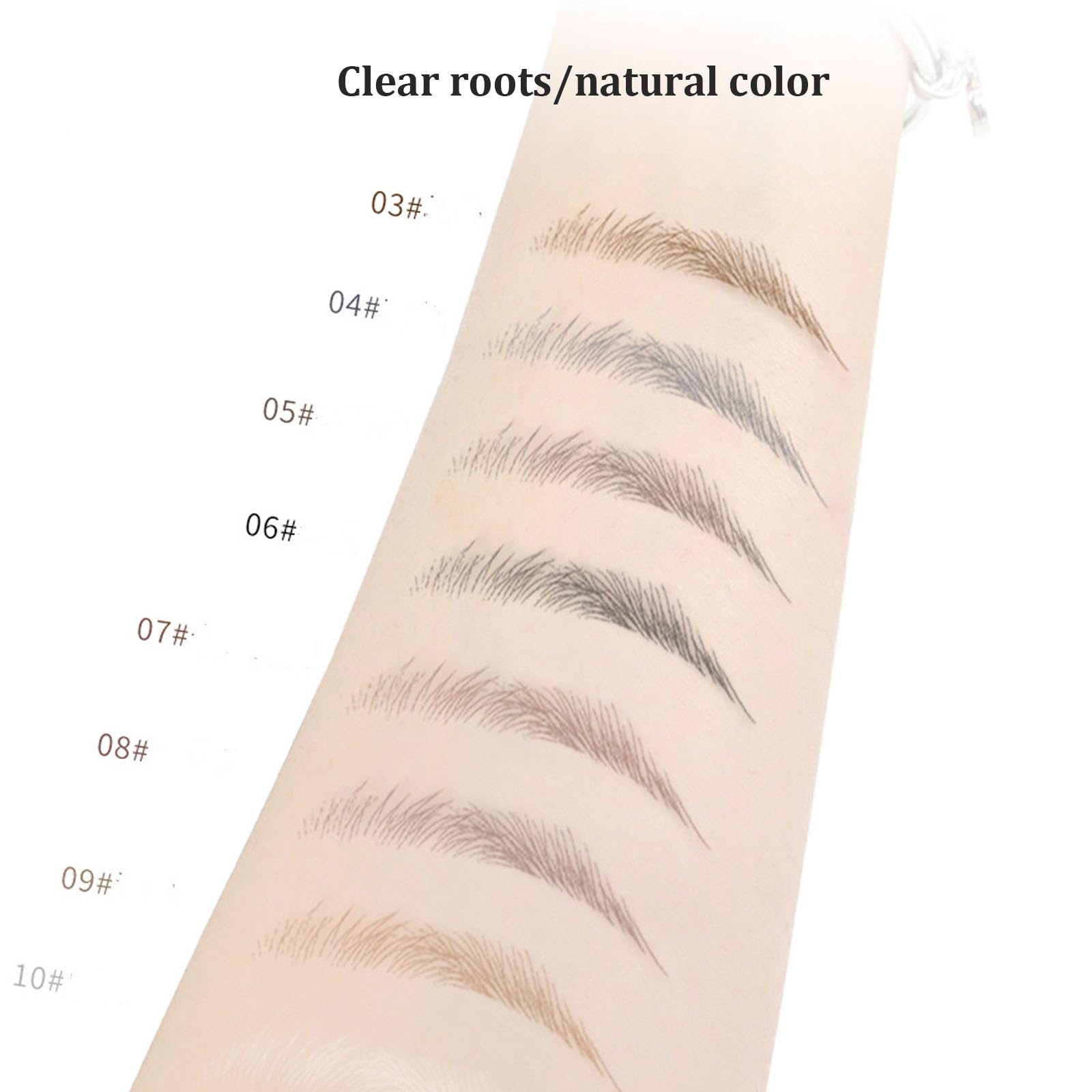 Олівець для брів Haozhuang Microblading Водостійкий Коричневий, фото №3