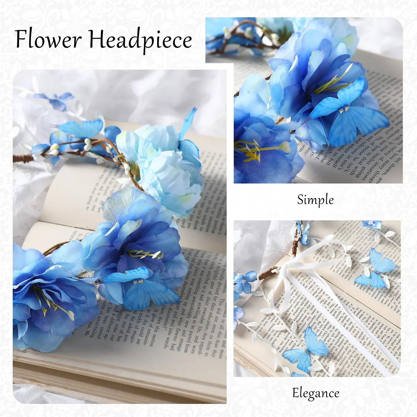 Вінок Квітка Блакитний для жінок, фото №9