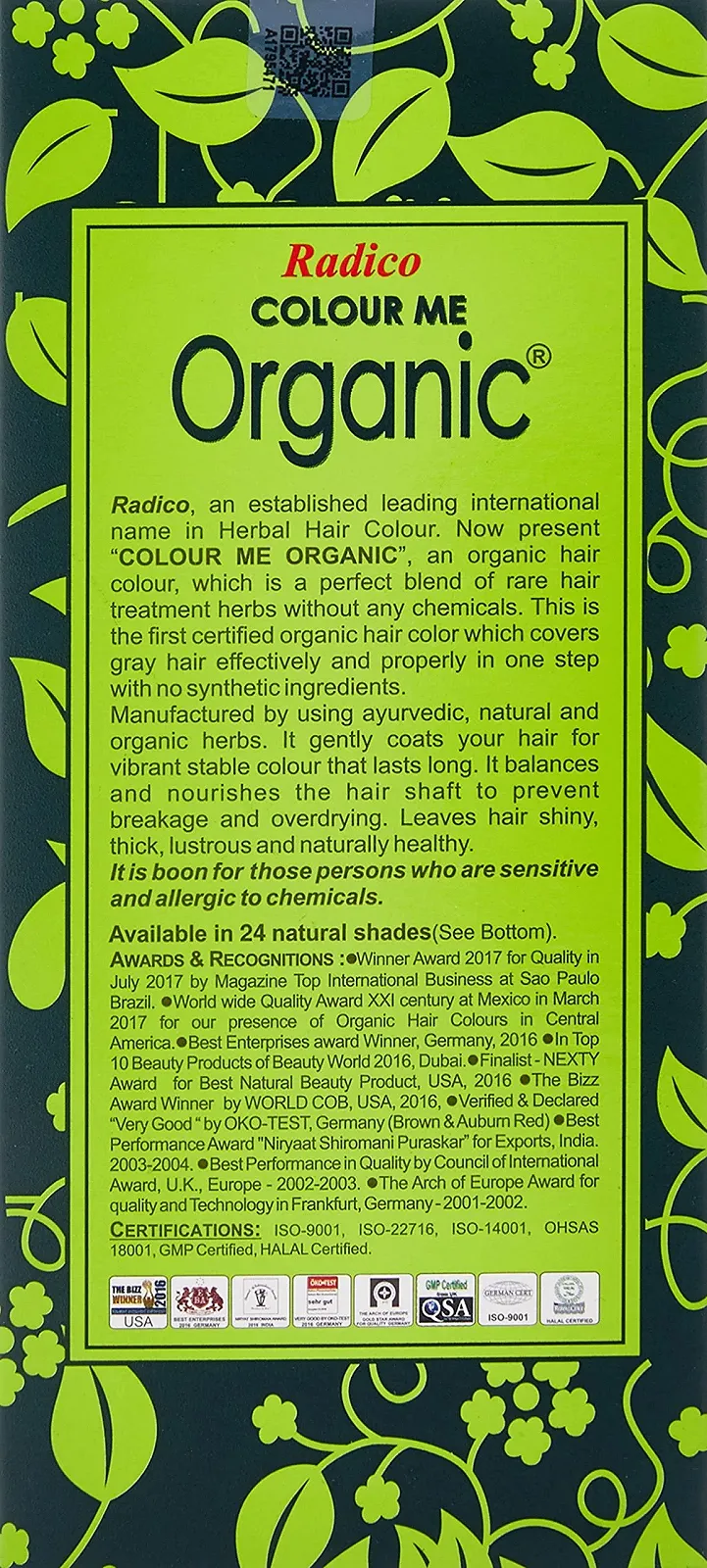 Фарба для волосся Radico Very Dark Ash Blonde 100 г, фото №2