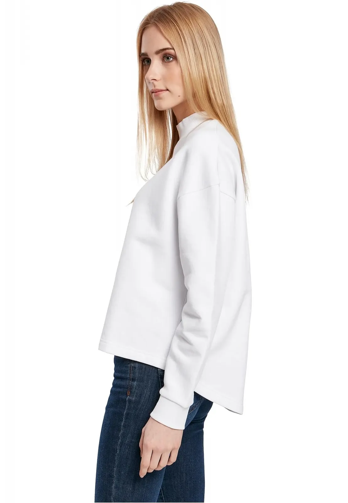 Женский свитшот Urban Classics Oversized High Neck Crew, фото №3